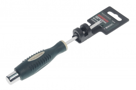 Отвертка крестовая RF-70210080 силовая магнитная "Profi" S2  PH1.0х80мм, на пластиковом держателе ROCKFORCE /1