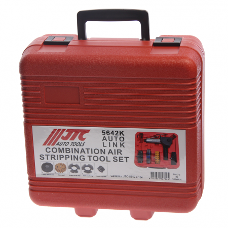 JTC Машинка пневматическая шлифовальная угловая 3600об/мин., 90PSI с комплектом дисков JTC