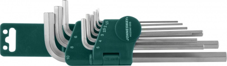 H02SM109S Комплект угловых шестигранников LONG 1,5-10мм, 9 предметов S2 материал H02SM109S Комплект угловых шестигранников LONG 1,5-10мм, 9 предметов S2 материал