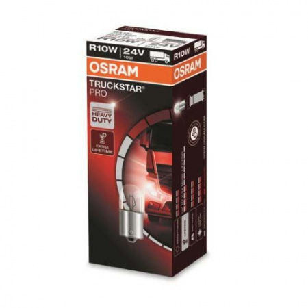 Автолампа R10W (BA15s) +100% TRUCKSTAR PRO 24V OSRAM /10/50