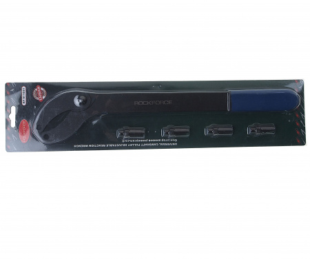 Ключ для фиксации шкивов RF-911G01 рабочий диапазон: 16-150мм, диаметры штифтов: 6, 10,12мм (5пр.) в блистере ROCKFORCE /1