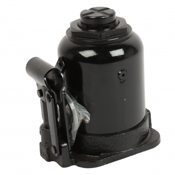 Домкрат гидравлический ER-81002 бутылочный низкопроф. с клапаном 20т, ремкомп (выс. подъема 185-350мм, ход штока 110мм, ход винта 55мм) ЭВРИКА /1/2