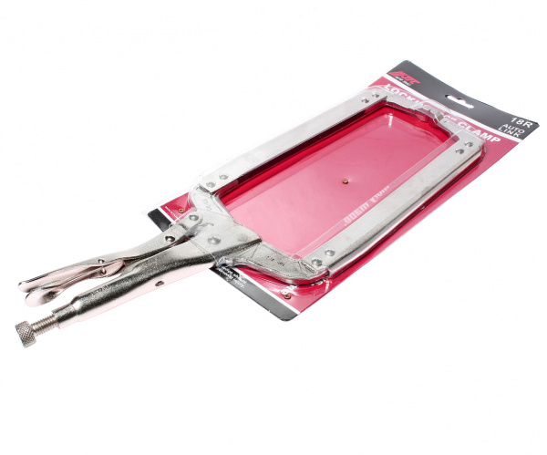 JTC Зажим 18" С-образный с фиксатором для сварочных работ, пайки элементов и узлов JTC