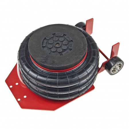 Домкрат подкатной пневматический 3,5т(6-12bar, h min 135мм, h max 450мм, 3 подушки, Ø270мм) ROCKFORCE /1