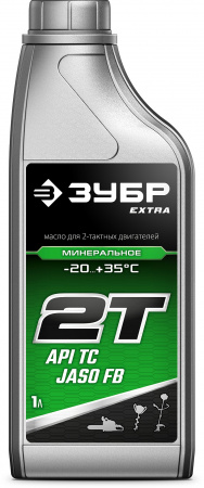 ЗУБР 2Т-М, 1 л, минеральное масло для 2-тактных двигателей, EXTRA (70602-1)