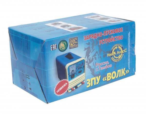 Зарядно-пусковое устройство ЗПУ-ВОЛК для АКБ 12V (8-16A, в режиме пуска 180А) автомат 220V ТАМБОВ /1