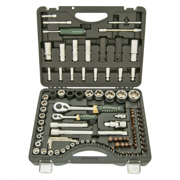 Набор торцевых головок и вставок RF-4941-7-PREMIUM: 1/2" & 1/4"DR (S/L) 94пр + 6пр. ROCKFORCE /1/3 Набор торцевых головок и вставок RF-4941-7-PREMIUM: 1/2" & 1/4"DR (S/L) 94пр + 6пр. ROCKFORCE /1/3