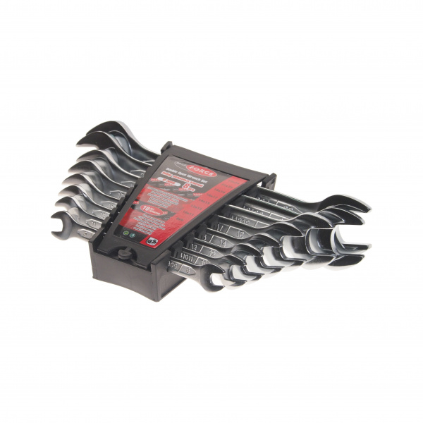 Набор ключей рожковых RF-5089: 8пр.  (8х9, 10х11, 12х13, 14х15, 16х17, 18х19, 21х23, 22х24мм) на пластиковом держателе ROCKFORCE /1/5/20 Набор ключей рожковых RF-5089: 8пр.  (8х9, 10х11, 12х13, 14х15, 16х17, 18х19, 21х23, 22х24мм) на пластиковом держателе ROCKFORCE /1/5/20