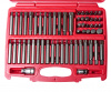 JTC Набор бит 1/2" 3/8" HEX, TORX, SPLINE, RIBE 6-ти гранных 2 держателя 58 предметов в кейсе JTC