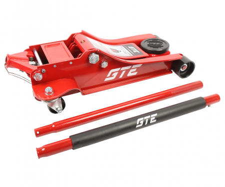 GTE Домкрат подкатной 4т 112-505мм двухпоршневой GTE