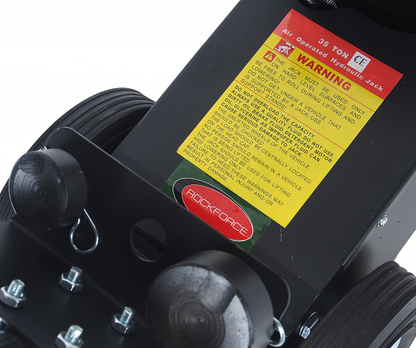 Домкрат RF-1600-7: подкатной пневмогидравлический 35т (высота подхвата - 257мм, высота подъема - 527мм) ROCKFORCE /1
