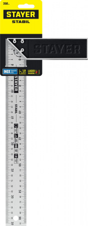 STAYER 350 мм, столярный угольник, Professional (3431-35)