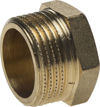 Заглушка GENERAL FITTINGS латунь, 6-ти гранная головка, наружная резьба, 3/4″