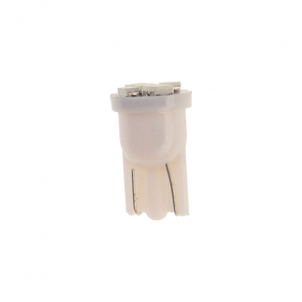 Автолампа T10W (W2,1x9,5d) 6 SMD 3528 WHITE 6000K 108лм   12V MEGAPOWER /10 /100