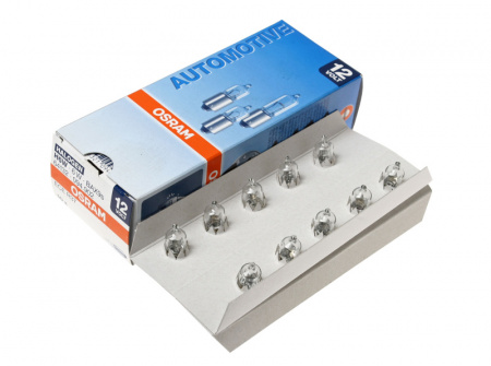 Автолампа H6W (BAX9s) HALOGEN 12V OSRAM /10/50