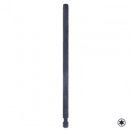 Вставка (бита) торцевая 1/4", Torx, Т30, 150 мм, для шуруповерта KING TONY 711530T