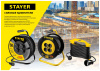 STAYER RC-315, КГ, 3 x 1.5 мм2, 20 м, 3700 Вт, IP44, силовой удлинитель-шнур (55026-20)