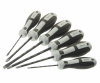 Набор отверток ER-M08-6  SL3.5x75 Ø3, SL5.5x100 Ø5, SL6.5x125 Ø6; PH0x75 Ø3, PH1x100 Ø5, PH2x125 Ø6, стержень S2, 6 предметов HRC≥59 ЭВРИКА /1/12 NEW