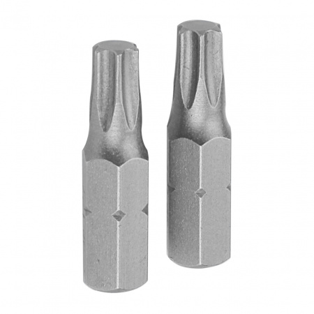 Набор вставок (бит) торцевых 1/4", Torx, T30, 25 мм, 2 предмета TOLSEN TT20226