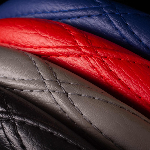 Оплетка руля CP-2012 BLUE (XXL) "CAR PERFORMANCE" искусственная кожа AUTOPROFI 1/25