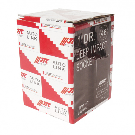 JTC Головка торцевая 1" 46мм ударная глубокая L=92мм JTC JTC Головка торцевая 1" 46мм ударная глубокая L=92мм JTC