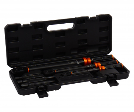 Набор ключей динамометрических и удлинителей (1/4" 2-22Nm, 3/8" 5-45Nm; 1/2" 10-170Nm) 6пр., с быстрой фиксацией в кейсе LG-S7906 LIGE /1/4 NEW