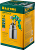 KRAFTOOL AirKraft, HVLP, 1.4мм, пневматический краскопульт с нижним бачком (06520-1.4)