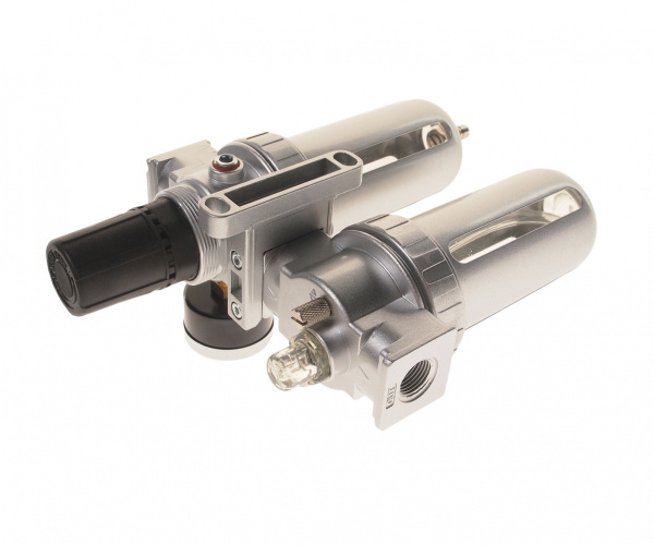 JTC Блок подготовки воздуха (лубрикатор,осушитель) 3/8” металл. переключ. 215PSI 2500л/мин. 125мл JTC