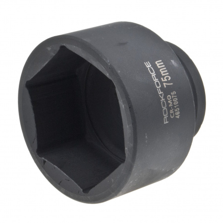 Головка торцевая 75мм 3/4" 6-гранная ударная удлиненная L=90мм ROCKFORCE RF-46510075 /1/8