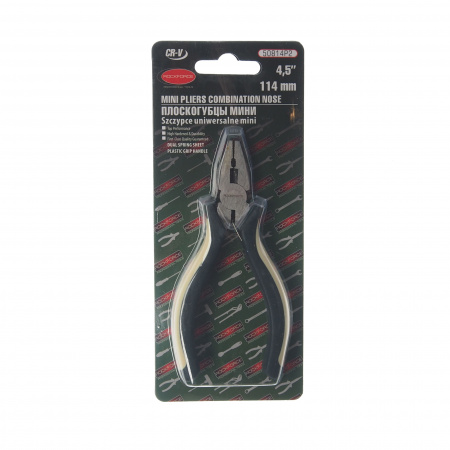 Плоскогубцы RF-50814P2 комбинированные мини Cr-V 4.5''-114мм, в блистере ROCKFORCE /1/
