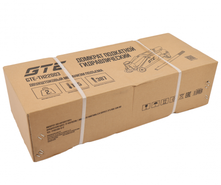 GTE Домкрат подкатной 2т 135-387мм GTE
