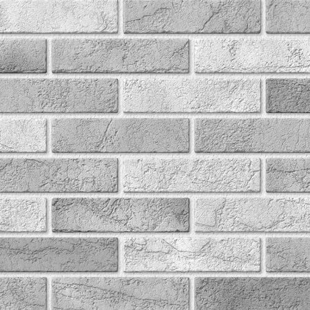 Панель стеновая ПВХ кирпич дымчатый 0,96х0,485м Пластмаркет (15)