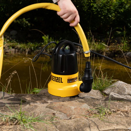 Дренажный насос DP500E, 500 Вт, подъем 7 м, 7000 л/ч Denzel