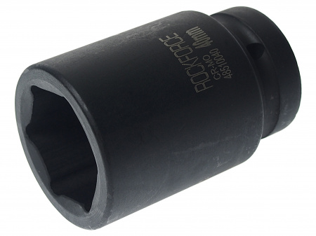 Головка торцевая  40мм 1" 6-гранная ударная удлиненная L=90мм ROCKFORCE RF-48510040 /1