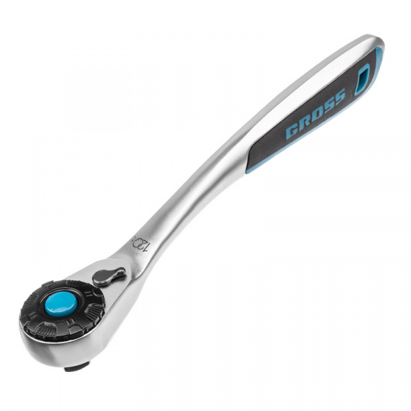 Набор торцевых головок, трещотка 120 зубьев, 1/2",3/8”, CrV, 36 предметов Gross Набор торцевых головок, трещотка 120 зубьев, 1/2",3/8”, CrV, 36 предметов Gross