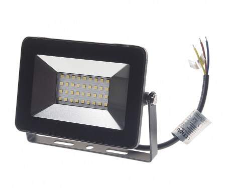 Прожектор UF-FL3001 LED SMD BLACK 30W 6500K 145х110мм 220V ULTRA FLASH /1/20