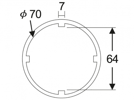 JTC Головка для гаек муфты передней главной оси трансмиссии 3/4" 64мм (SCANIA) JTC