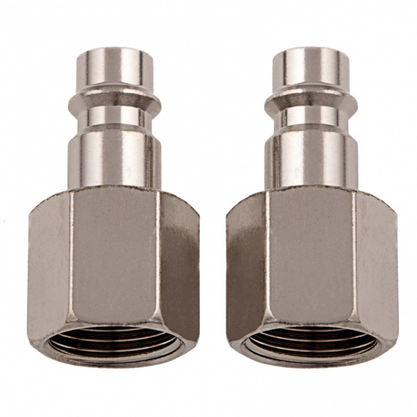 Ниппель универсальный быстросъемный ("папа"), 3/8, внутренняя резьба, 2 шт, Stels