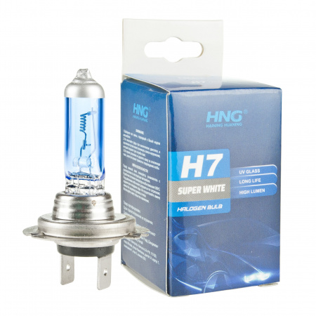 Автолампа H7 (70) PX26d SUPER WHITE 5500K 24V HNG /1/10/500