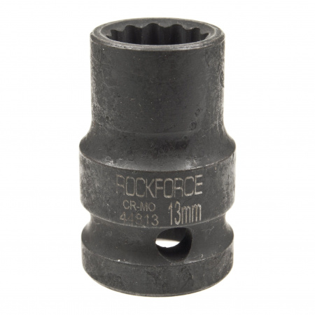 Головка торцевая 13мм 1/2" 12-гранная ударная L=39мм ROCKFORCE RF-44813 /1/360 Головка торцевая 13мм 1/2" 12-гранная ударная L=39мм ROCKFORCE RF-44813 /1/360