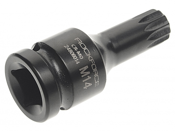 Головка-бита SPLINE ударная 1/2", M14 ROCKFORCE RF-24806014 /1/10/300