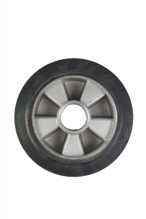Колесо резиновое 200х50 мм без подшипника для тележек гидравлических BF/WB/RHP
