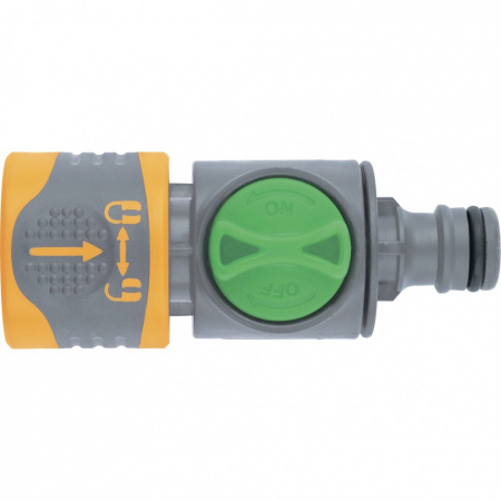 Соединитель штуцерный с переключателем Palisad Luxe