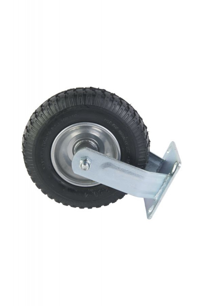 Колесо пневматическое резиновое 210 мм PRF 80 неповоротное на кронштейне Колесо пневматическое резиновое 210 мм PRF 80 неповоротное на кронштейне