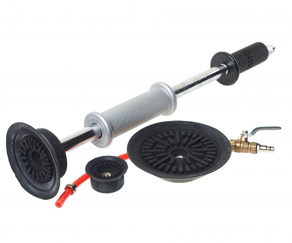 Молоток RF-905M4 обратный с пневмоприводом и набором присосок для удаления вмятин(Ø:60, 120, 150мм) ROCKFORCE /1