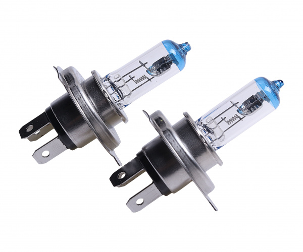 Автолампа H4 (75/70) P43t-38 +50% (бокс, 2шт) 24V MEGAPOWER /1/10