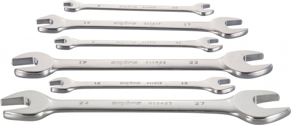 OMT6S Набор ключей гаечных рожковых в сумке, 8-27 мм, 6 предметов OMT6S Набор ключей гаечных рожковых в сумке, 8-27 мм, 6 предметов