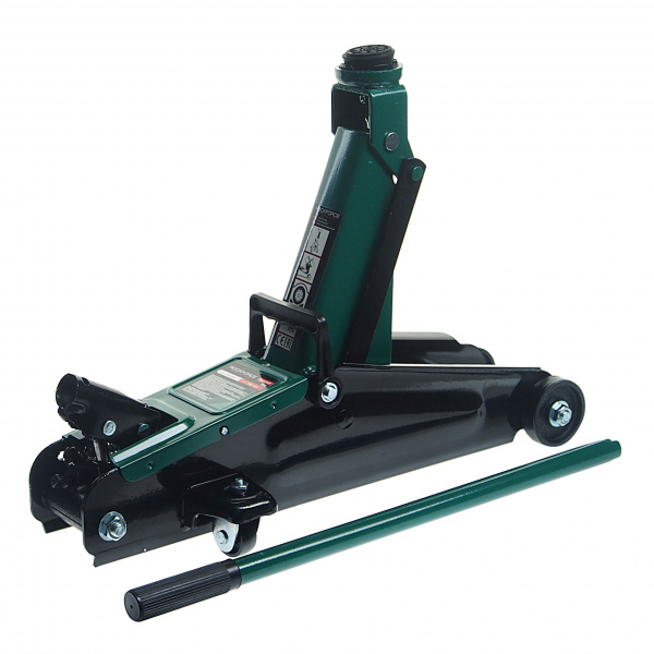 Домкрат гидравлический RF-T83000F подкатной 2т (h min 130мм.h max 380мм) в кейсе ROCKFORCE /1