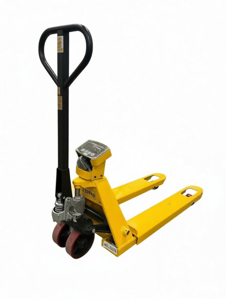 Тележка гидравлическая с весами поворотный дисплей 2000 кг 1150 мм полиуретановые колеса TOR AC-CW