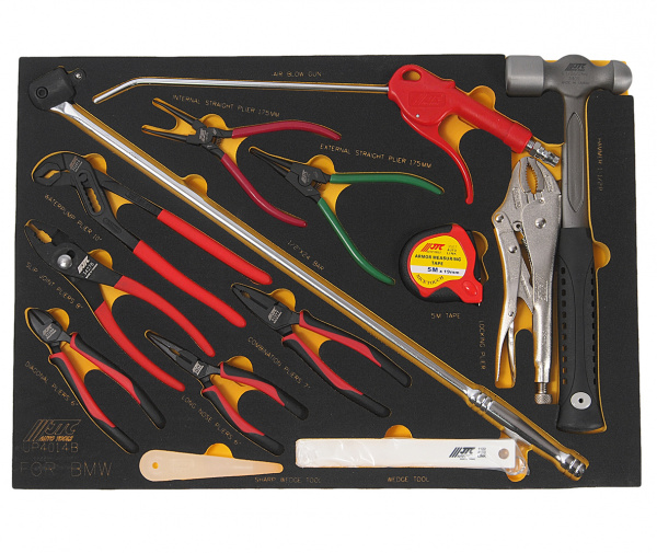 JTC Набор инструментов 14 предметов слесарно-монтажный (BMW) в ложементе JTC JTC Набор инструментов 14 предметов слесарно-монтажный (BMW) в ложементе JTC